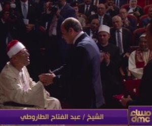 عبد الفتاح الطاروطى: تكريم الرئيس السيسى لىّ تاج على رأسى ووسام على صدرى
