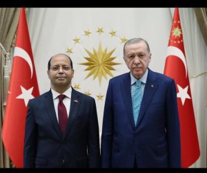 السفير المصرى فى تركيا يقدم أوراق اعتماده للرئيس التركى.. صور