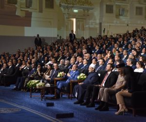 الرئيس السيسي بمؤتمر حكاية وطن: خسرنا 450 مليار دولار خلال عام 2011