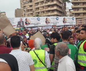 تزايد إعداد الجماهير فى ميدان الجلاء لمطالبة السيسى بالترشح لانتخابات الرئاسة