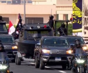 الرئيس السيسى يشاهد عروض القوات الخاصة خلال حفل تخرج كلية الشرطة