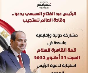 مشاركة دولية وإقليمية واسعة فى قمة القاهرة للسلام.. العالم يستجيب للرئيس السيسى