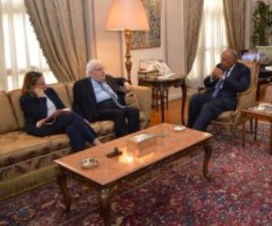 وزير الخارجية خلال لقائه وكيل الأمين العام للأمم المتحدة للشئون الإنسانية: مصر تواصل جهودها لإدخال المساعدات إلى قطاع غزة
