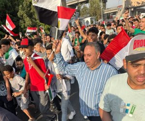 قيادات 42 حزبا سياسيا يشاركون في مسيرات تأييد موقف مصر والتنديد بجرائم إسرائيل (صور)