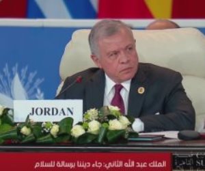 العاهل الأردنى: أتوجه بالشكر للرئيس السيسي على الدعوة فى هذا الوقت العصيب