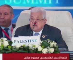 الرئيس الفلسطينى: شعبنا يواجه عدوانا وحشيا من قبل آلة الحرب الإسرائيلية