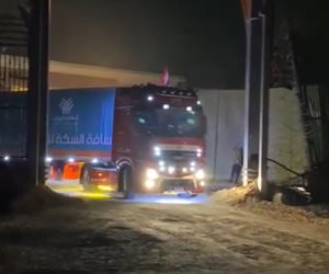 فيديو.. دخول ثاني قافلة مساعدات إغاثية إلى قطاع غزة عبر معبر رفح