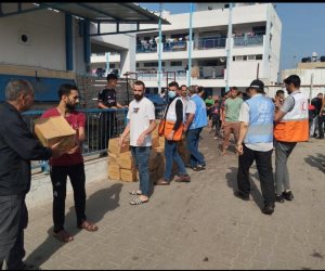التحالف الوطني للعمل الأهلى يوزع المساعدات الإغاثية والغذائية على أهالينا فى قطاع غزة (صور)