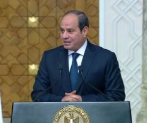 الرئيس السيسي: فلسطين قضية القضايا ونسعى لعدم دخول أطراف أخرى فى النزاع