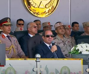 الرئيس السيسي: مصر لم تتجاوز حدودها عبر تاريخها القديم والحديث