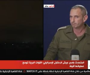 متحدث جيش الاحتلال: القوات البرية توسع عملياتها الليلة