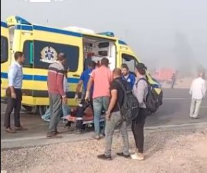 الصحة: الدفع بـ20 سيارة إسعاف لموقع حادث تصادم طريق القاهرة الإسكندرية الصحراوي