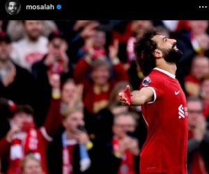 محمد صلاح يرد على ترتيبه فى جائزة الكرة الذهبية 2023 بصورة