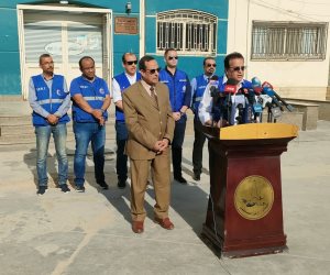 وزير الصحة من مستشفى العريش: نقدم الدعم الكامل للمصابين الفلسطينيين ولا تقييد بأعداد (صور)