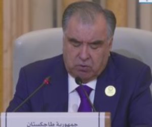 رئيس طاجكستان: لا يوجد حل عسكرى للقضية الفلسطينية ولا بديل عن حل الدولتين 