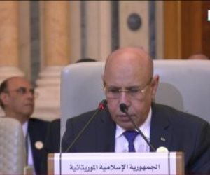 رئيس موريتانيا بالقمة العربية: قطاع غزة يتعرض لتصفية وإبادة جماعية