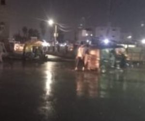 إعلان حالة الطوارئ ورفع درجة الاستعداد.. أمطار غزيرة على كفر الشيخ (صور)