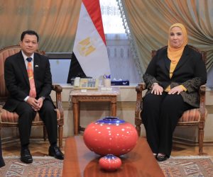 وزيرة التضامن تستقبل سفير ماليزيا بالقاهرة لبحث سبل ايصال المساعدات لغزة