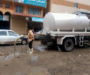 عودة الحياة لطبيعتها.. سحب مياه الأمطار من شوارع العريش واستمرار رفع درجة الاستعداد في شمال سيناء