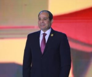 الرئيس السيسى يصل استاد القاهرة للمشاركة فى مؤتمر "تحيا مصر" لدعم فلسطين