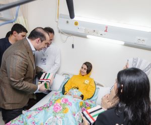 حملة المرشح الرئاسي عبد الفتاح السيسي تتفقد «مصابي غزة» في مستشفى العريش العام