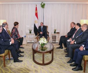 الرئيس السيسى يعرب عن تقديره للشراكة المثمرة بين مصر وصندوق النقد الدولى 