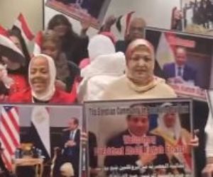 إقبال كثيف من المنتخبين المصريين بأمريكا على أنغام "تسلم الأيادى"