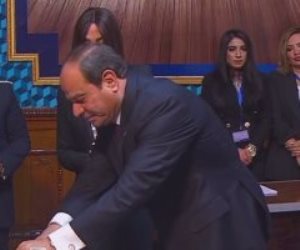 برلماني مهنأ الرئيس السيسي بفوزه في الانتخابات الرئاسية: "ربنا بيحبك"