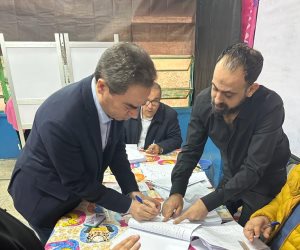 الكاتب الصحفى أحمد المسلمانى يدلى بصوته فى الانتخابات الرئاسية 2024 بالزمالك