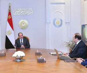 الرئيس السيسى يجتمع برئيسى الوزراء والمخابرات العامة ووزير الرى