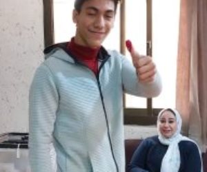 سنة أولى انتخاب.. شاب: تميت 18 سنة وسعيد بأول تجربة لي بالتعبير عن رأيي بحرية فى الانتخابات الرئاسية