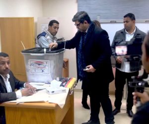 الكاتب الصحفي أحمد الطاهري يدلي بصوته في الانتخابات الرئاسية 2024