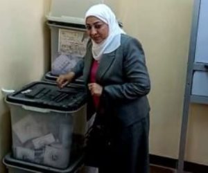 نائب محافظ القاهرة تدلى بصوتها في الانتخابات الرئاسية وتؤكد: واجب دستوري على كل مصري