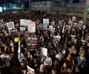 مظاهرات فى إسرائيل تطالب بإسقاط حكومة نتنياهو وإطلاق سراح باقى الأسرى