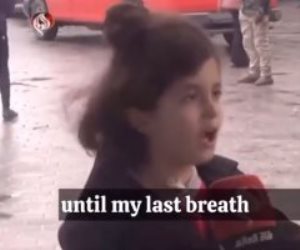 طفلة فلسطينية في غزة: سأبقى لآخر قطرة دم في أرضى ولن أترك بلدي (فيديو)