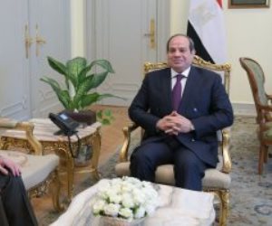 الرئيس السيسي يستقبل القائد العام للقوات المسلحة 