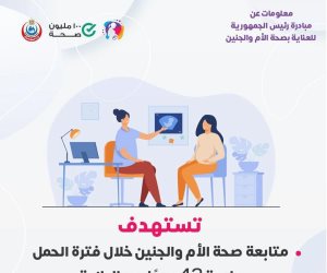 الصحة تقدم خدمات مبادرة صحة الأم والجنين ضمن مبادرة الرئيس عبد الفتاح السيسى