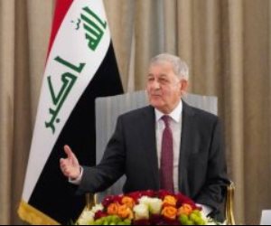 الرئيس العراقي: المجتمع الدولي يجب أن يتخذ موقفا أكثر حزما لايقاف الحرب على غزة