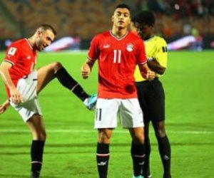 مصطفى محمد يتقدم لمنتخب مصر بالهدف الأول أمام موزمبيق