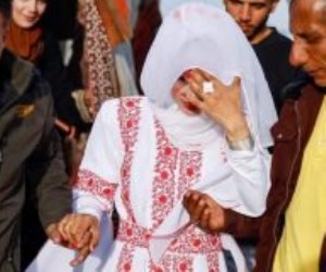  عروسان من غزة يحتفلان بزفافهما داخل خيام النزوح وسط الحرب