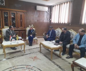 محافظ شمال سيناء يستقبل وفد من السفارة الهولندية بالقاهرة خلال زيارته للعريش (صور)