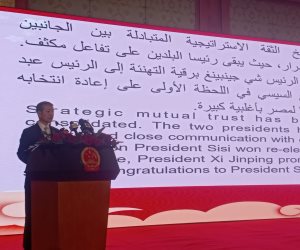 سفير الصين بالقاهرة: طفرة فى العلاقات تحت قيادة البلدين
