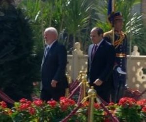 مراسم استقبال رسمية للرئيس البرازيلى "دا سيلفا" فى قصر الاتحادية (بث مباشر)