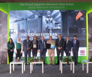  الأول فى أفريقيا.. المتحف المصري الكبير يحصل على شهادة إيدج المتطورة للمباني الخضراء