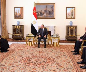 الرئيس السيسى يستقبل رئيس تيار الحكمة الوطنى العراقي ويؤكد دعم مصر للعراق