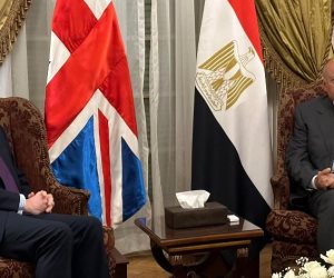 سامح شكرى يبحث مع وزير خارجية بريطانيا مستجدات الأوضاع في غزة