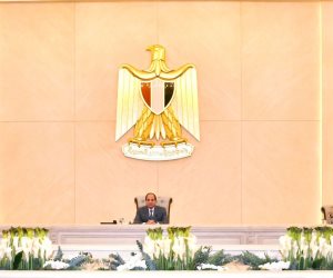 الرئيس السيسى يثمن جهود الدولة ومؤسساتها الوطنية لمواجهة التحديات الناجمة عن الأزمات العالمية والإقليمية المتلاحقة
