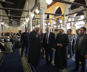 أمين «المجلس الأعلى» يتفقد استعدادات الجامع الأزهر لاستقبال شهر رمضان