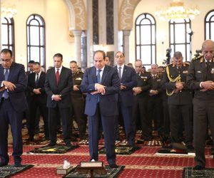 بمناسبة يوم الشهيد.. الرئيس السيسي يؤدي صلاة الجمعة بمسجد المشير طنطاوي