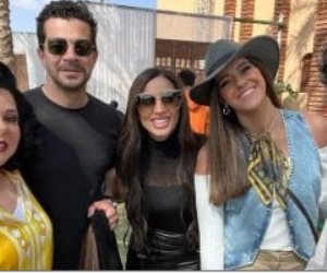 صدقى صخر يحتفل مع أبطال كامل العدد +1 بانتهاء التصوير قبل عرضه فى رمضان